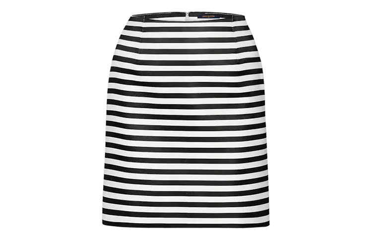 Order (W) 路易威登黑色条纹修身休闲长裙 1A62T3