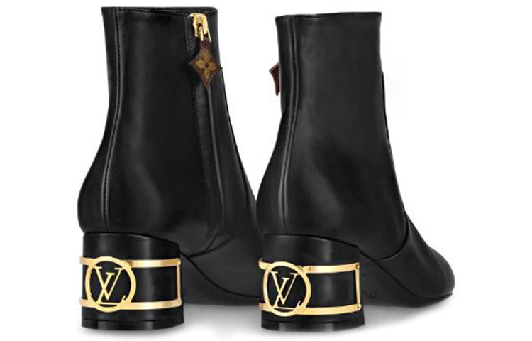 Shop (W) Stivaletti Louis Vuitton Bliss in pelle nera di vitello 1A671D