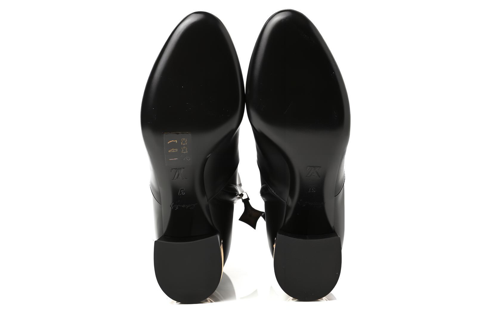 Purchase (W) Stivaletti Louis Vuitton Bliss in pelle nera di vitello 1A671D