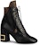 (Women) Louis Vuitton Bliss Monogram Ankle Boot 'Black Patent Canvas & Calf Leather' 1A855N