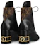 Shop (W) Louis Vuitton Bliss Monogram Enkelboot ''Zwart Patent Canvas & Kalfsleer'' 1A855N