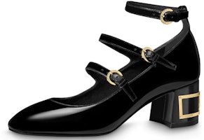(Women) Louis Vuitton Bliss Multistrap 'Patent Calfskin Black' High Heels 1A66HR (Women) Louis Vuitton Bliss Multistrap 'Patent Calfskin Black' High Heels 1A66HR