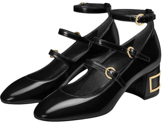 (W) Louis Vuitton Bliss Multistrap ''Schwarzes Lackleder'' High Heels 1A66HR Lookbook (W) Louis Vuitton Bliss Multistrap ''Schwarzes Lackleder'' High Heels 1A66HR