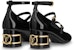 (Women) Louis Vuitton Bliss Multistrap 'Patent Calfskin Black' High Heels 1A66HR