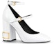 Order (Women) Louis Vuitton Bliss Multistrap 'White Patent Calfskin' High Heels 1A66FO
