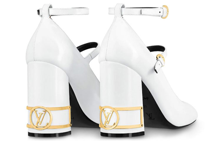 Purchase (W) Louis Vuitton Bliss Multistrap 'Piel de Ternera Blanca' Tacones Altos 1A66FO