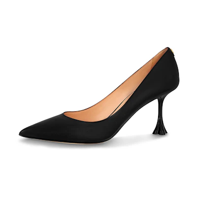 (W) LV Blossom 'Black Pointed Stiletto'