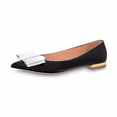 (W) LV Blossom 'Black Pointed Toe'