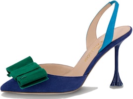 (Women) Louis Vuitton Blossom 'Blue Pointed-Toe Stiletto' 1ACA69 (Women) Louis Vuitton Blossom 'Blue Pointed-Toe Stiletto' 1ACA69