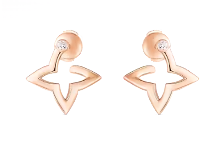 (Women) Louis Vuitton Blossom Mini Hoop Earrings Women’s Rose Gold. Q06968 圖 2
