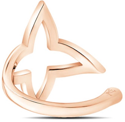 (W) Cincin Terbuka Louis Vuitton Blossom Wanita Emas Rose. Q0I23A Shop (W) Cincin Terbuka Louis Vuitton Blossom Wanita Emas Rose. Q0I23A