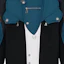 Sizing (W) Louis Vuitton Jaket Hoodie Biru Hitam Patchwork Zip-Up 1A8BMM