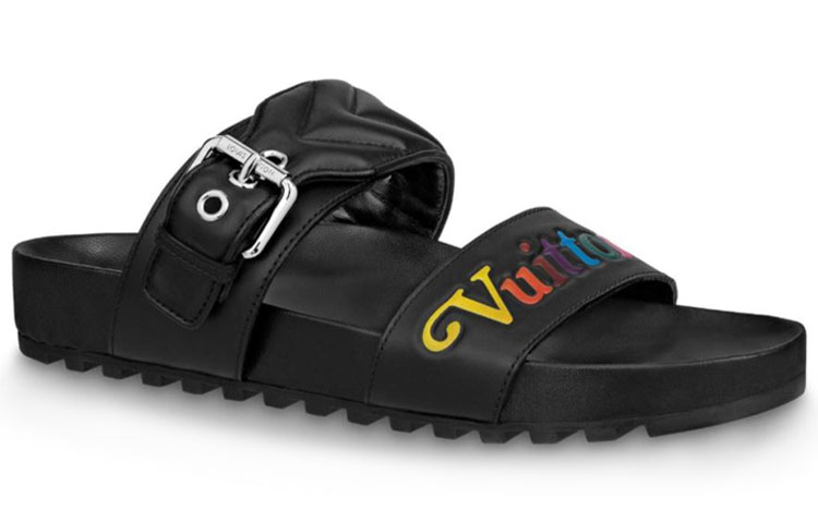 Order (W) Louis Vuitton Bom Dia 'Hitam Kulit Lembu Berjahit' 1A5BVV