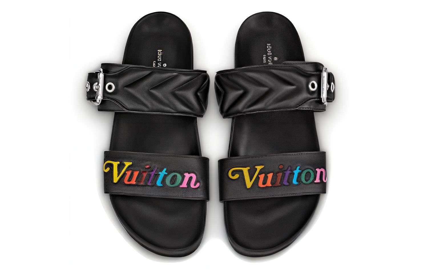 Shop (W) Louis Vuitton Bom Dia 'Hitam Kulit Lembu Berjahit' 1A5BVV