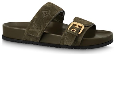 (W) 路易威登 Bom Dia '绿色露趾真皮' 1ABOYU Order (W) 路易威登 Bom Dia '绿色露趾真皮' 1ABOYU