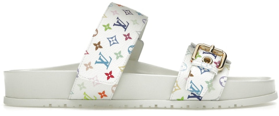 (W) Louis Vuitton Bom Dia Flat Comfort Mule Takashi Murakami Putih 1AGXU3 Buy (W) Louis Vuitton Bom Dia Flat Comfort Mule Takashi Murakami Putih 1AGXU3