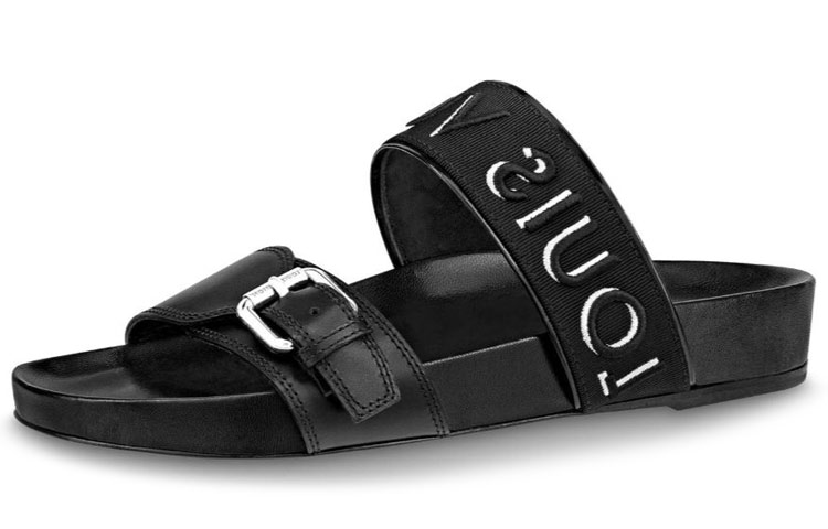 (Women) Louis Vuitton Bom Dia Flat Mule 'Black' 1A4WJK