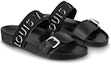 Lookbook (W) Louis Vuitton Bom Dia Flat Mule 'Hitam' 1A4WJK