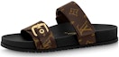 Buy (W) Louis Vuitton Bom Dia Flat Mule 'Coklat' 1AAW8H