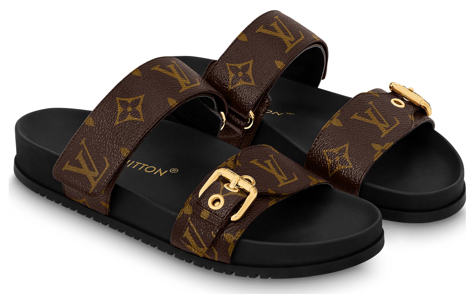 Lookbook (W) Louis Vuitton Bom Dia Flat Mule 'Coklat' 1AAW8H