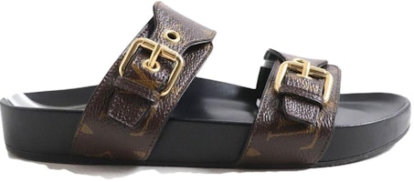 (W) 路易威登Bom Dia平底拖鞋“棕色标志字母纹” 1A3R5G Order (W) 路易威登Bom Dia平底拖鞋“棕色标志字母纹” 1A3R5G