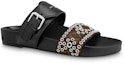 Order (W) Louis Vuitton Bom Dia Mule 'Kulit Anak Lembu Hitam' 1A640A