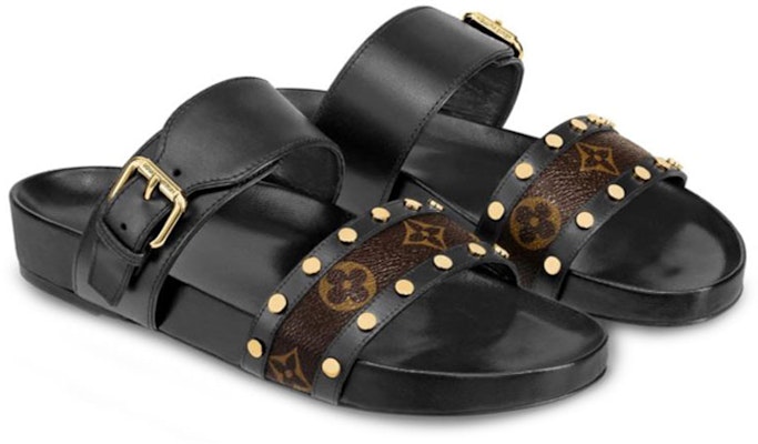 (W) Louis Vuitton Bom Dia Mule 'Kulit Anak Sapi Hitam' 1A4WWS Lookbook (W) Louis Vuitton Bom Dia Mule 'Kulit Anak Sapi Hitam' 1A4WWS