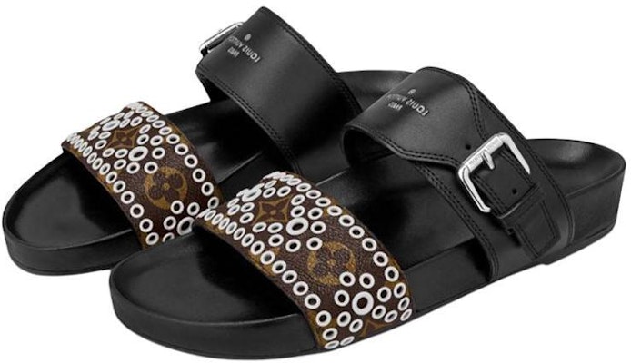 (Women) Louis Vuitton Bom Dia Mule 'Black Calf Leather' 1A640A Shop (Women) Louis Vuitton Bom Dia Mule 'Black Calf Leather' 1A640A