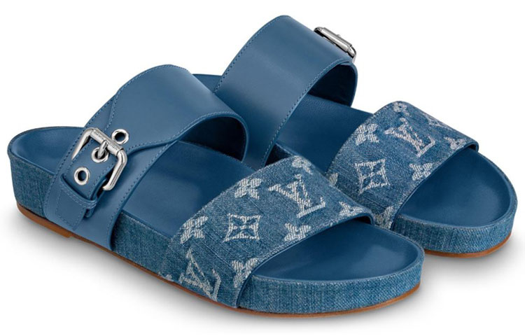 Shop (W) Louis Vuitton Bom Dia Mule 'Biru' 1A7RBZ