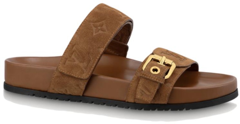 (Women) Louis Vuitton Bom Dia Mule 'Brown Gold' 1ABOY2 Order (Women) Louis Vuitton Bom Dia Mule 'Brown Gold' 1ABOY2