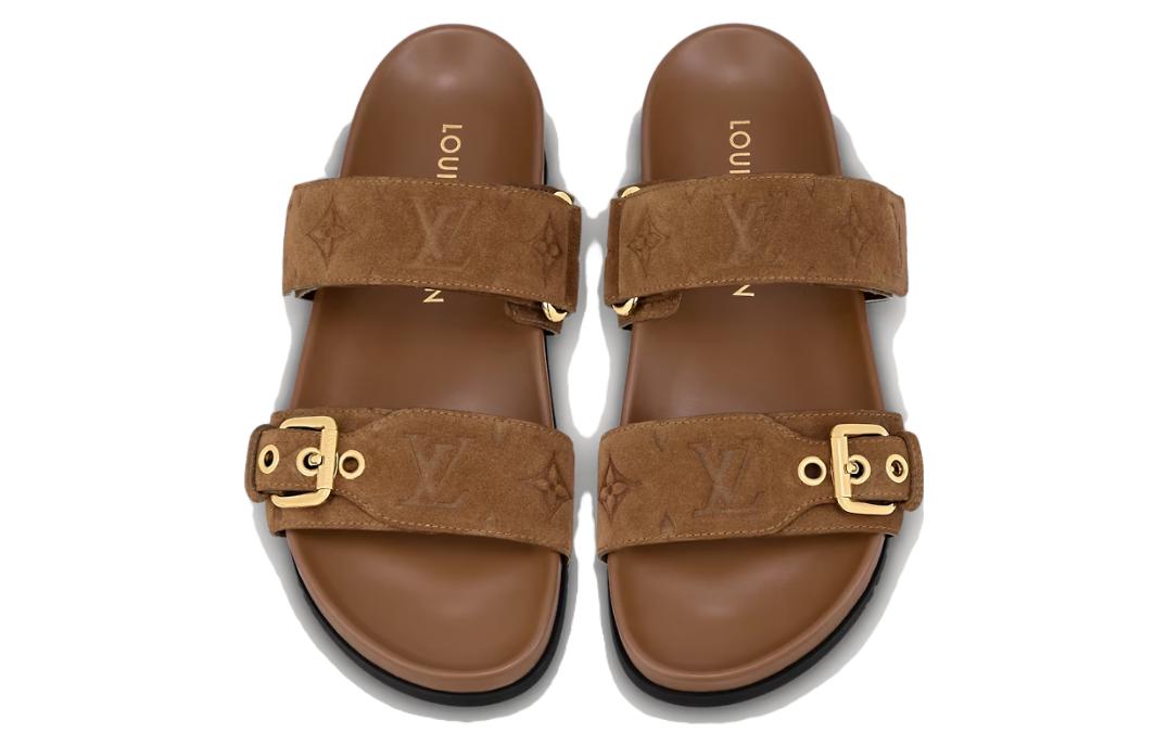 Purchase (W) Louis Vuitton Bom Dia Mule 'Coklat Emas' 1ABOY2