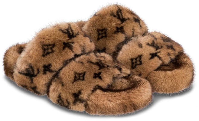 (W) Louis Vuitton Bom Dia Mule 'Coklat Mink' 1A86X2 Lookbook (W) Louis Vuitton Bom Dia Mule 'Coklat Mink' 1A86X2