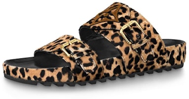 (Women) Louis Vuitton LV Bom Dia Sandals 'Brown' 1A5N21 (Women) Louis Vuitton LV Bom Dia Sandals 'Brown' 1A5N21