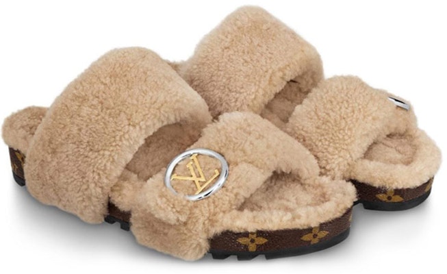 (Women) Louis Vuitton Bom Dia Mule 'Nude' 1A5MSW Lookbook (Women) Louis Vuitton Bom Dia Mule 'Nude' 1A5MSW