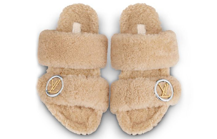 Purchase (W) Louis Vuitton Bom Dia Mule 'Nude' Wanita 1A5MSW