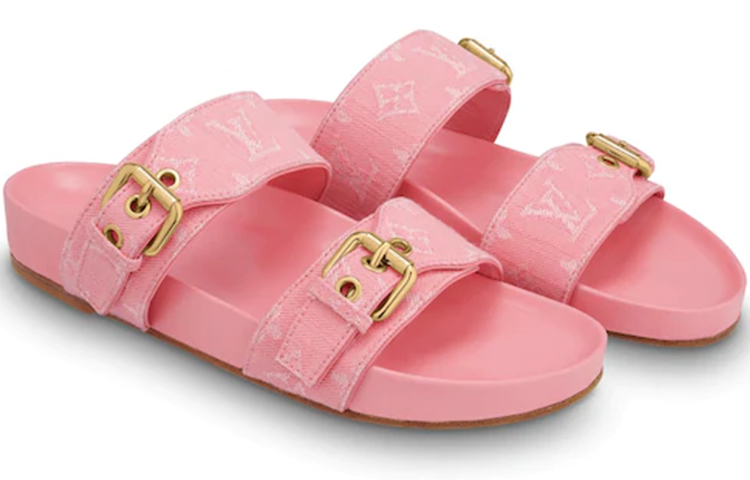 Order (W) Louis Vuitton Bom Dia Sandal 'Merah Muda' 1A67