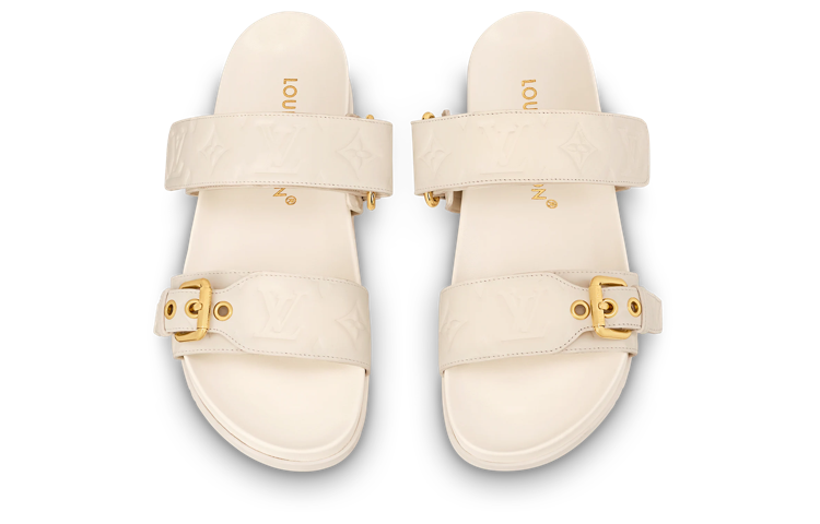 Shop (W) Louis Vuitton Bom Dia Mule 'Kulit Putih' 1ABVNY