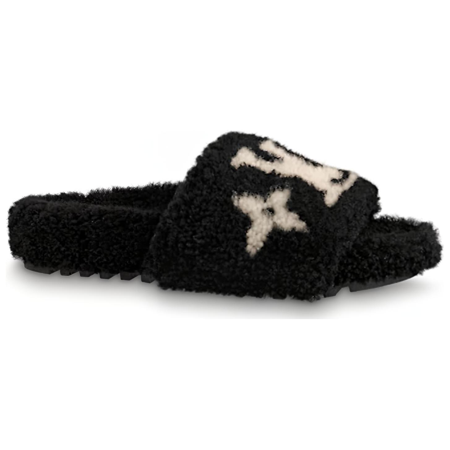 Order (W) 路易威登 Bom Dia 黑色穆勒鞋 1A8CX7