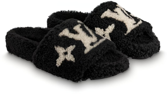 (Women) Louis Vuitton Bom Dia Mules 'Black' 1A8CX7 Shop (Women) Louis Vuitton Bom Dia Mules 'Black' 1A8CX7