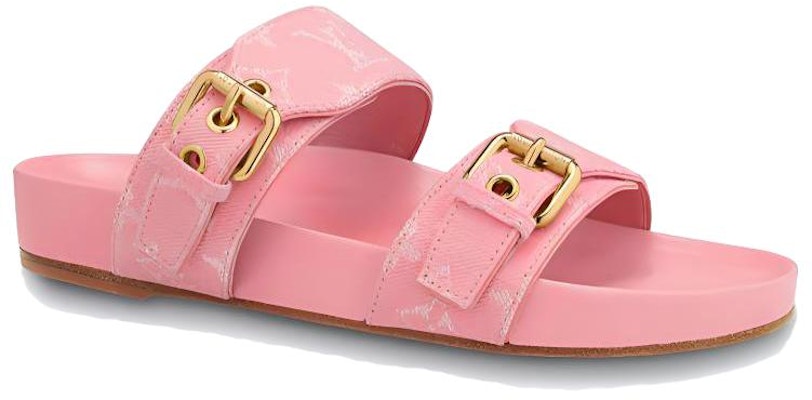 (Women) Louis Vuitton Bom Dia Mules 'Pink Minigram' 1A67V5 Order (Women) Louis Vuitton Bom Dia Mules 'Pink Minigram' 1A67V5