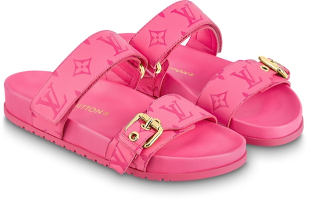 (W) 루이비통 본디아 로즈핑크 버클 슬라이드 1AB38R Lookbook (W) 루이비통 본디아 로즈핑크 버클 슬라이드 1AB38R