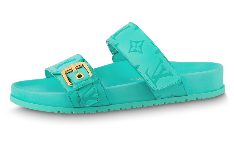 (Women) Louis Vuitton Bondia Sandal 'Water Green' 1AB397