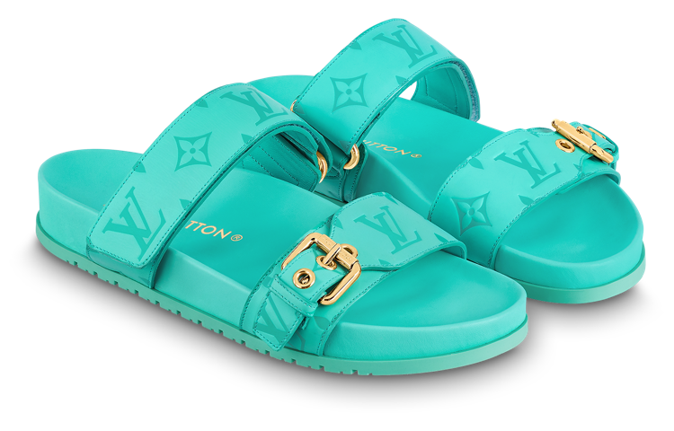 Lookbook (W) 路易威登 Bondia 凉鞋 '水绿色' 1AB397