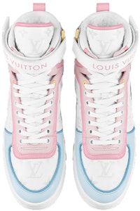 (W) Louis Vuitton Zapatillas Boombox Tobilleras 'Blanco Monograma con Rosa y Azul' 1A9S6Q Shop (W) Louis Vuitton Zapatillas Boombox Tobilleras 'Blanco Monograma con Rosa y Azul' 1A9S6Q
