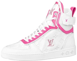(Women) Louis Vuitton Boombox Ankle Sneakers 'White Pink' 1A95MF (Women) Louis Vuitton Boombox Ankle Sneakers 'White Pink' 1A95MF