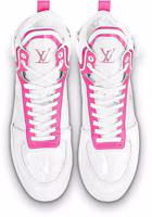 Shop LOUIS VUITTON Boombox 時尚萬用 高筒休閒 時尚板鞋 女款 粉白