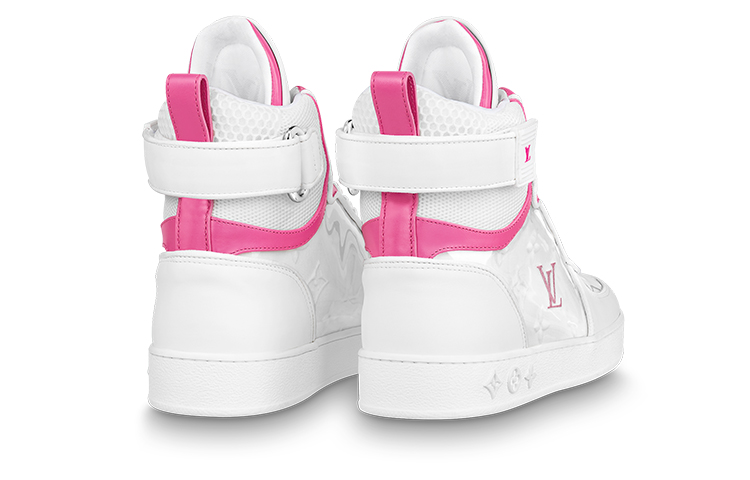 Purchase (W) Louis Vuitton Boombox Baskets Montantes ''Blanc Rose'' 1A95MF