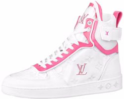 (Women) Louis Vuitton Boombox Ankle Sneakers 'White Pink' 1A95MF (Women) Louis Vuitton Boombox Ankle Sneakers 'White Pink' 1A95MF