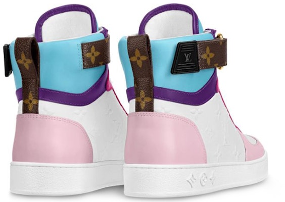 (W) ルイ・ヴィトン LV ブームボックス ハイカットスニーカー ピンク/ホワイト 1A87QX Shop (W) ルイ・ヴィトン LV ブームボックス ハイカットスニーカー ピンク/ホワイト 1A87QX