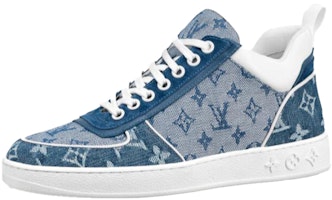 (Women) Louis Vuitton Boombox Sneaker 'White Blue' 1A8E3Q (Women) Louis Vuitton Boombox Sneaker 'White Blue' 1A8E3Q